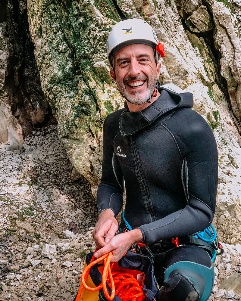 paolo operatore canyoning recovery energy Corsi Canyoning Recovery Energy Corsi Torrentismo Recovery Energy Chi siamo